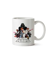 Star Wars Klasik iki Tarafı Baskılı Kupa Bardak