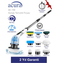 AC-100 SpinScrubber 9 Başlıklı Şarjlı Temizlik Fırçası