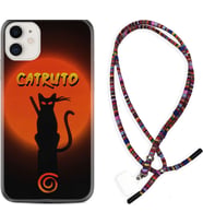 Apple iPhone 11 12 13 Mini Kılıf Boyun Asklı Rasta Silikon Catrudo 1679