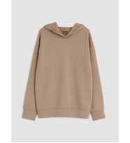 LC WAIKIKI Bej Kapüşonlu Kız Çocuk Soft Touch Sweatshirt