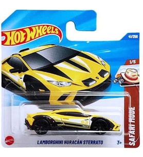 Hot Wheels - Lamborghini Huracan Sterrato - Yellow - Short Card - Jbb86 (1/64) (Çok Renkli)