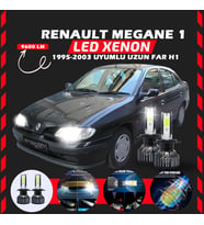 Renault Megane 1 1995-2003 Uzun Far Uyumlu Şimşek Etkili Led Xenon Pro Series H1