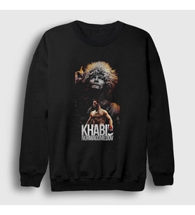 Presmono Unisex Siyah Champion Ufc Khabib Nurmagomedov Sweatshirt 310301tt