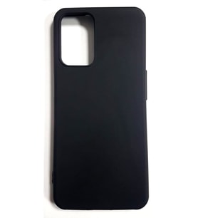 Oppo A16 Ruber Case Yumuşak Slikon Kılıf (Siyah)