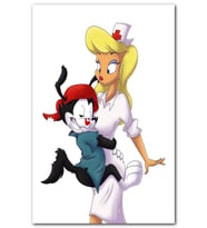 Cakatablo Animaniacs ve Çekici Hemşire MDF Tablo