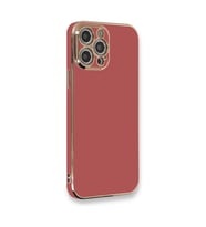 iPhone 12 Pro Kılıf Volet Silikon - Kırmızı