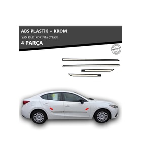 MAZDA 3 YAN KAPI KORUMA ÇITASI PLASTİK + KROM