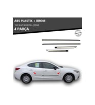 MAZDA 3 YAN KAPI KORUMA ÇITASI PLASTİK + KROM