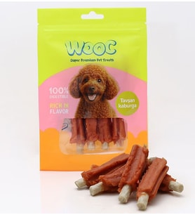 Wooc Tavşan Kaburga Köpek Ödülü 75 gr