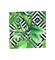 Yeşil Çiçek Motif Erkek Cep Mendili SPS572-30