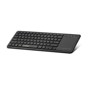 Bluetooth + Wıreless Klavye + Touch Pad Q Siyah HDX2505