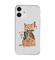 Iphone 12 Uyumlu Catana Kedi Tasarımlı Şeffaf Telefon Kılıfı