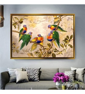 Altın Çerçeveli dekoratif tablo a1467 (Gold)