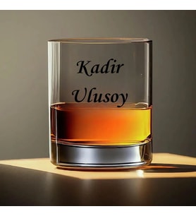 Kişiye Özel İsimli Viski Bardağı – Soyisim Yazılı Özel Tasarım Cam Bardak