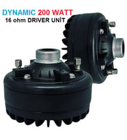 DYNAMIC 200 WATT 16 ohm DRIVER UNİT