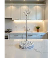 Kağıt Havluluk - Ceramic Desen Gümüş