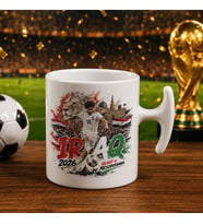 BK Gift Irak Taraftar Temalı 2026 Dünya Kupası Tasarımlı Hammer Kupa Bardak