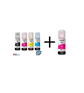 Epson 103 EcoTank L3251 4 Renk Orjinal Mürekkep Takımı + 1 Kırmızı Hediye