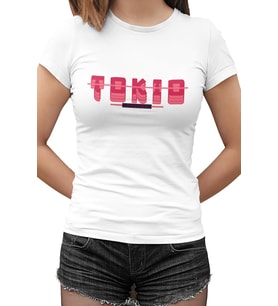 Tokio Beyaz Kadın Tshirt