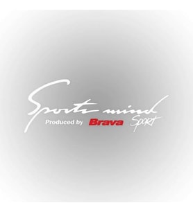 Brava Sports Mind Oto Sticker 30 cm x 11 cm yazı 118
