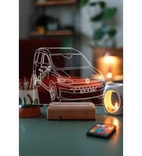 Volkswagen Caddy 16 Renk Kumandalı 3D Gece Lambası
