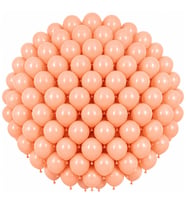 Somon Renk Lateks makaron Balon (30 cm) - 100 Adet