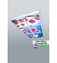 124cm X 186cm-altılı- Led-sıva Üstü-324 Watt-162 Watt-asma Tavan Led Aydınlatma-avize Modelleri