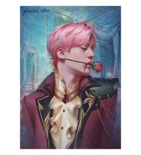 Bts Prens Seti - Jin Tablo Ahşap Poster Dekoratif Kod2454