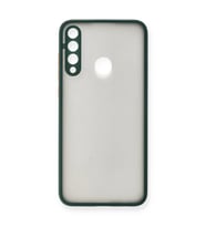 Huawei Y6p Kılıf Montreal Silikon Kapak - Yeşil