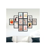 12 Parça Çerçeve Görünümlü Mdf Tablo Seti Asey-12-2056