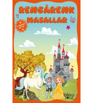 Çocuklar için Hayal ve Odak Geliştirici Rengarenk Masallar Turuncu