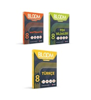 8. Sınıf Bloom LGS Fasikül Matematik + Fen Bilimleri + Türkçe Soru Bankası Seti (3 Kitap)