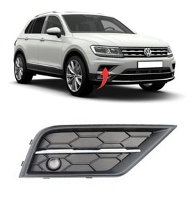 Vvw Tiguan Sağ Sis Kapagı Sisli Kromlu Sensörlü 2017 5NA854662