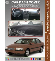 VOLVO S80 (1998-2006) Torpido Örtüsü Ön Göğüs Koruma Torpido Koruma Tam Uyum Araca Özel UV Koruma