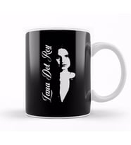 Lana Del Rey White Design Kupa Bardak Porselen
