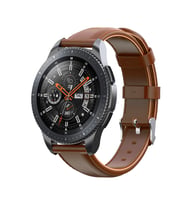 BİPOWER Samsung Watch 22mm KRD10 Deri Kordon Kahverengi