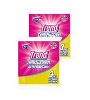 Trend Temizlik Bezi 3'lü Paket İkili Set