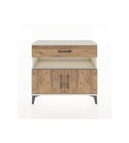 Arges Şifonyer 2 Raflı Tek Çekmeceli 2 Kapaklı 88x30x80 Aytaşı-Çam