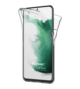 Microsonic Samsung Galaxy S22 Kılıf 6 Tarafı Tam Full Koruma 360 Clear Soft Şeffaf (Renksiz)