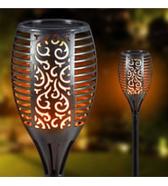 Alev Efektli Solar Bahçe Lambası (51 cm)