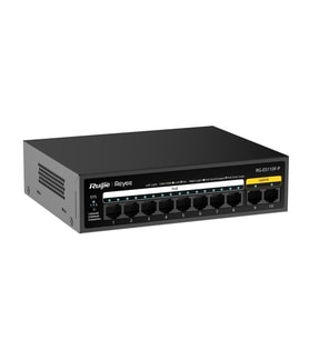 RUIJIE 8port RG-ES110F-P 10/100 2-UPLINK 110W YÖNETİLEMEZ POE SWITCH