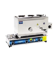 Mizan 60 Lık Tüplü + Elektrikli 40 Litre 3 Demlikli Çay Kazanı