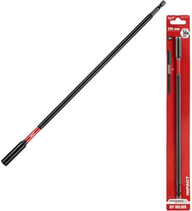 Mıknatıslı uç tutucu 1/4 inç altıgen şok dalgası (TM), uç yuvası, uç tutucu, uç uzatması, boyut: 305 mm