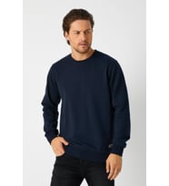 Metalic Erkek Lacivert Basic Bisiklet Yaka Sweatshirt