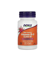 Now Foods Foods Vitamin D-3 High Potency 5,000 Iu 120 Softgels. Usa Version.3631