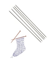Çorap Şiş Metalize 20 cm 2,5 Numara