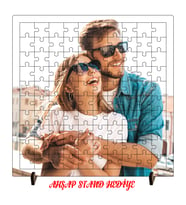 Kişiye Özel Fotoğraflı 100 Parça AHŞAP Puzzle
