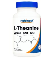 Nutricost L-Theanine 200mg, 120 Capsules.Abd Menşei (Renksiz)