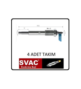 KIZDIRMA BUJİSİ (ISITMA) ACCENT 06-11 ERA / GETZ 06-11 / I-10 / I-20 / I-30 / CERATO 06> RIO / 11V.