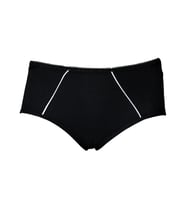 Malabadi 6' Lı Paket Kadın Sabrina Cotton Slip 114 (Siyah)